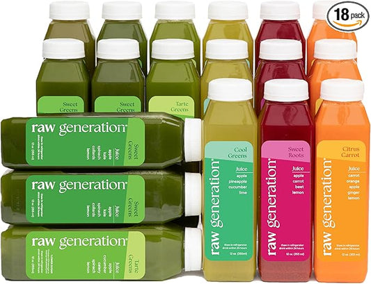 Raw Generation 3-Day Skinny Cleanse - Weight Management & Detox Juice Cleanse/Healthiest Way to Cleanse Your System/Jumpstart a Healthier Diet-StrideForce Fitness