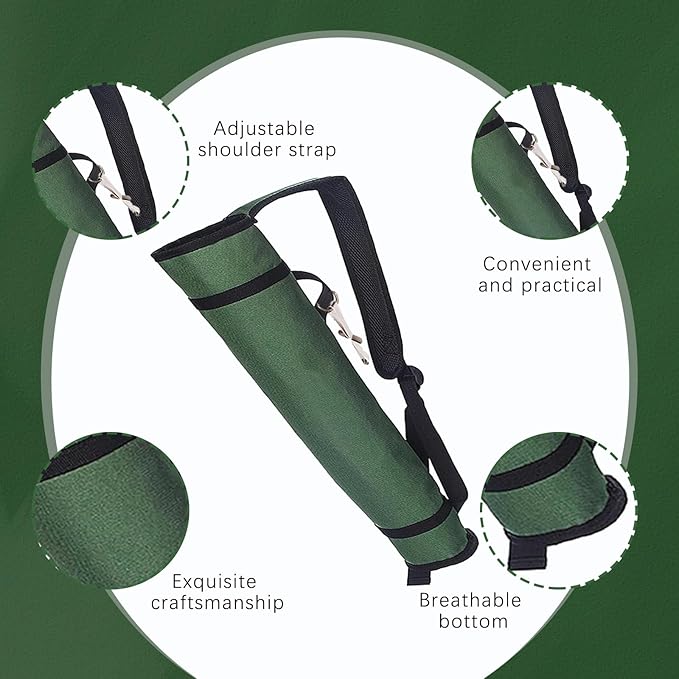 Archery Quiver Back and Hip Quivers Adjustable Arrow Backpack Bag Holder Side Hip Arrows Bag for Compound Recurve Bow Practice Target Hunting-StrideForce Fitness