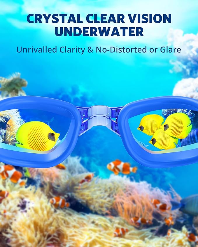 Aegend Swim Goggles, Swimming Goggles No Leaking Full Protection Adult Men Women Youth-StrideForce Fitness