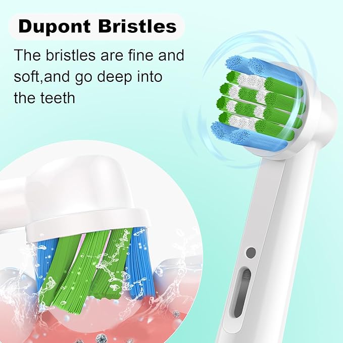 Replacement Heads Compatible with Braun Oral B Pro 1000/7000/9600/5000,Electric Toothbrush Heads Brush Heads Compatible with Oral B Braun