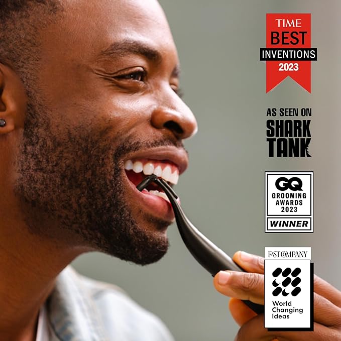 FLAUS Electric Flosser (Shark Tank) 3 Speeds + 135 Refill Heads (Floss Variety Pack: Extra Strong Woven & Gentle Gliding) Water Flosser Alternative, Dentist Designed Tooth Flossers Dental Floss Picks