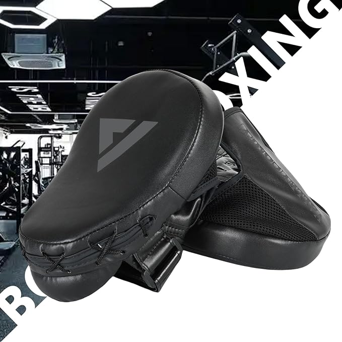 Valleycomfy Boxing Punching Mitts,Boxing Pads Mitts for Men,Ideal for Boxing Training,Kickboxing,Martial Arts-StrideForce Fitness
