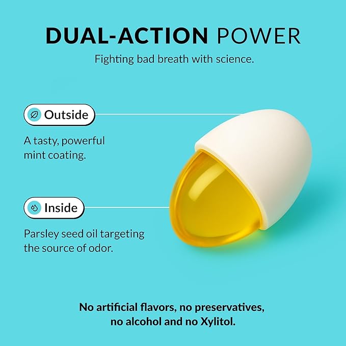 1 Pack - Zelmin's Minty Mouth Breath Freshener - Long Lasting Bad Breath Treatment for Adults, Instant Freshness Helps with Dry Mouth, Natural Breath Mints for Travel, Alcohol-Free, Keto, Gluten-Free