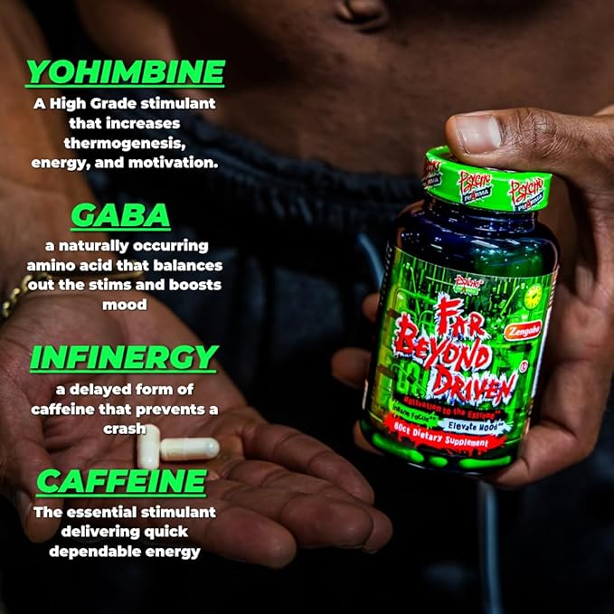 Psycho Pharma Far Beyond Driven, for Increased Energy to Burn with Improved Focus, Positive Mood.-StrideForce Fitness