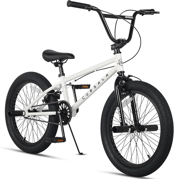 Freestyle BMX Bike, 18 20 Inch Kids Bicycle for 5-13 Years Old Kids and Beginner Level Rider, Multiple Colors-StrideForce Fitness