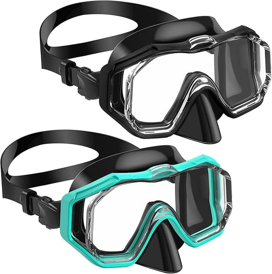W WSTOO Kids Swim Goggles with Nose Cover,Snorkel Diving Swimming Mask for Youth 5-15,HD 3-Window Wide Vision Anti-Shattered Lens Anti-Fog&Leak-StrideForce Fitness
