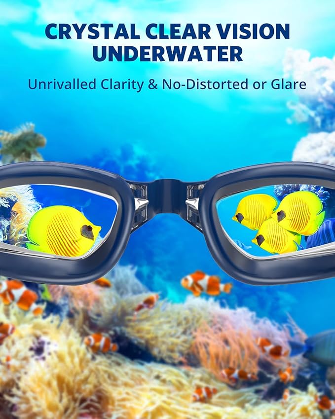Aegend Swim Goggles, Swimming Goggles No Leaking Full Protection Adult Men Women Youth-StrideForce Fitness