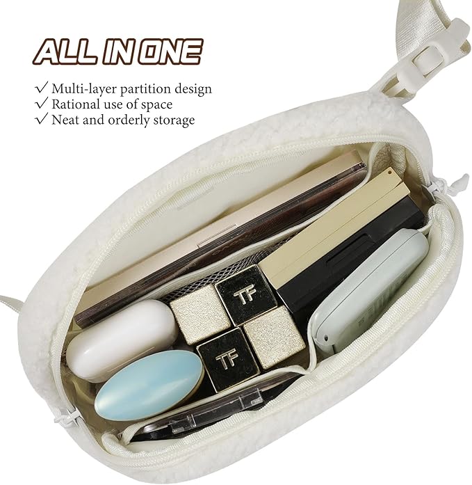 MoKo Fanny Packs for Women Men, Fashion Running Waist Packs, Crossbody Mini Bag Fanny Pack Belt Bag with Adjustable Strap for Running Outdoors Workout Travel Hiking Cycling-StrideForce Fitness