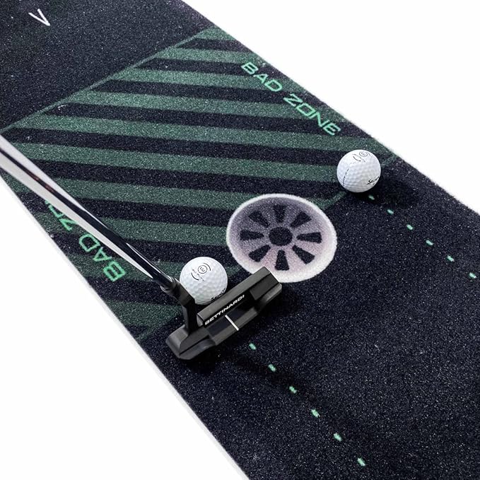 WELLPUTT - Golf Putting Training Mat - 10ft First-StrideForce Fitness