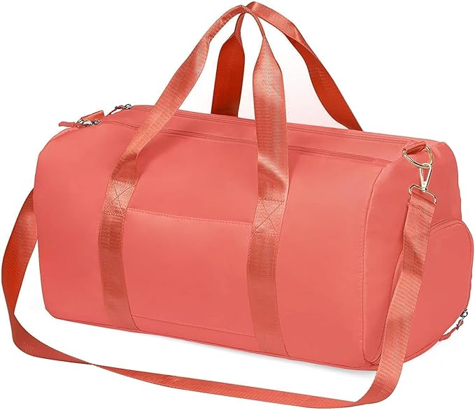 MABROUC Duffle Bag For Women, Sports Duffel Bag for Gym with Wet Pocket & Shoe Compartment, Overnight Weekender Travel Bag-StrideForce Fitness