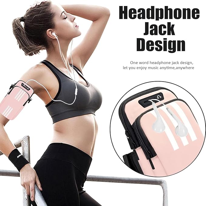 Running Armband, Cell Phone Purse Small Crossbody Bags for Women Men Kids Pouch for iPhone 15/14/13 pro/Plus/xs/xr/xs max, Galaxy S22 Ultra and More-StrideForce Fitness