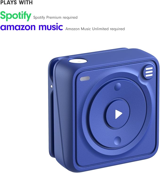 Mighty Wave Waterproof IPX7 Spotify & Amazon Music Player - Includes Waterproof Wired Headphones - Perfect for Swimming - Music + Podcasts-StrideForce Fitness