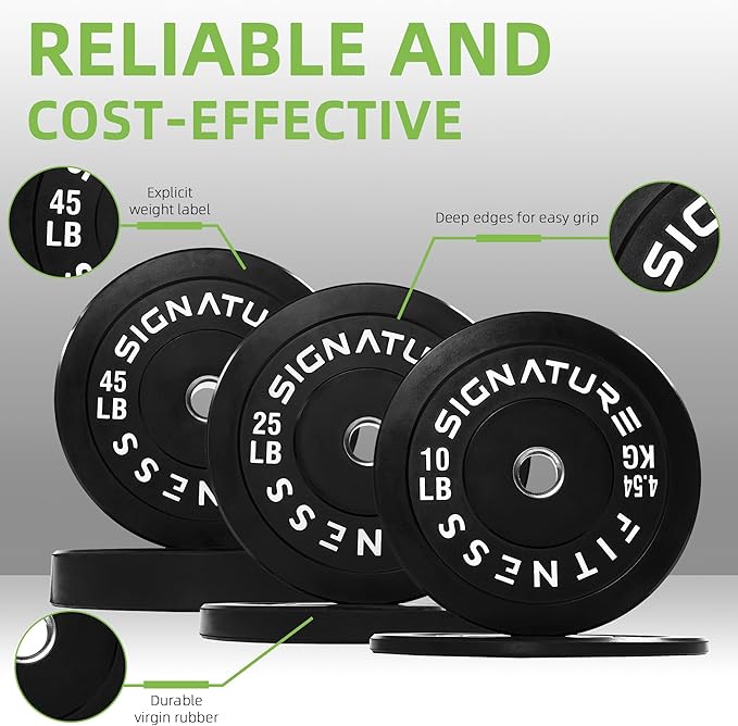 Olympic Bumper Plates Set, 2" Weight Plates for Strength Training & Weightlifting, Paris or Set or Set with Barbell, Multiple Options-StrideForce Fitness