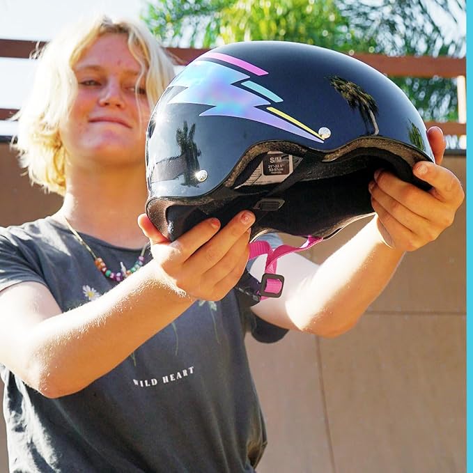 Triple Eight Certified Sweatsaver Helmet for Skateboarding, BMX, Roller Derby, Roller Skating, Inline Skating, Scooter and Bike-StrideForce Fitness