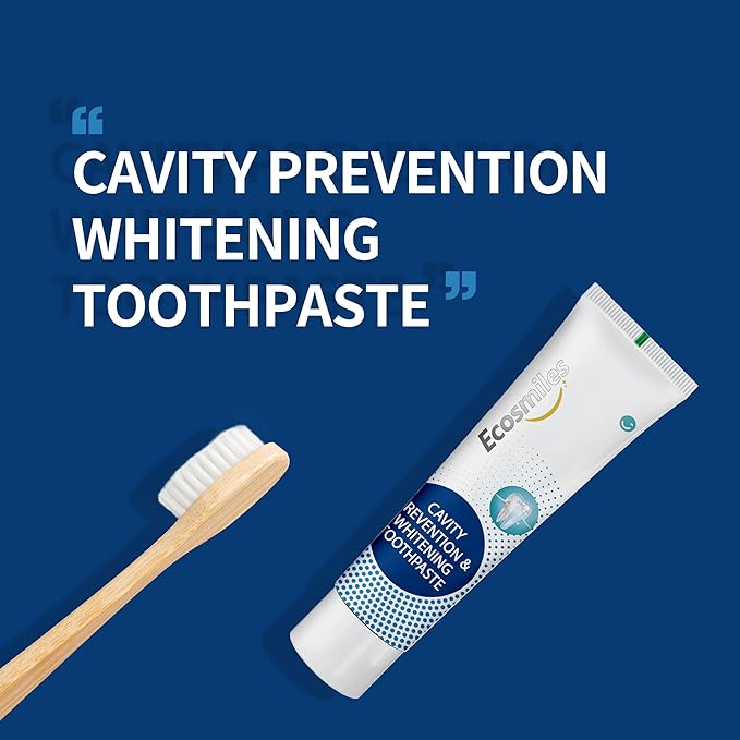 Fluoride Anticavity Toothpaste for Adults, Cavity Protection Teeth Whitening with Xylitol and Remineralizing Hydroxyapatite, Tartar Remover SLS Free, Tooth Decay Enamel Repair, Mint 3.52 OZ