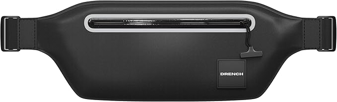 DRENCH 100% Underwater Waterproof Fanny Pack. Waist Pack. Submersible Waterproof Phone Pouch. Dry Bag for Swimming, Boating, SUP & Snorkelling. Underwater Phone case. Floating Belt Bag-StrideForce Fitness