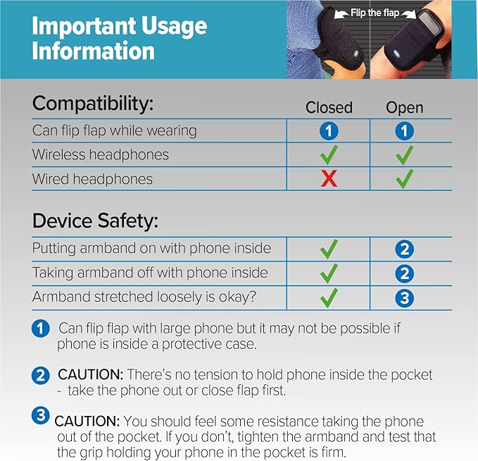 Tune Belt AB93 Cell Phone Armband Case Water Resistant Running Holder for iPhone Pro Max Plus (15/14/13/12/11/X/XS/XR/8) Galaxy S Ultra Plus Edge Note (23/22/21/20) Adjustable Strap & Key Pocket-StrideForce Fitness