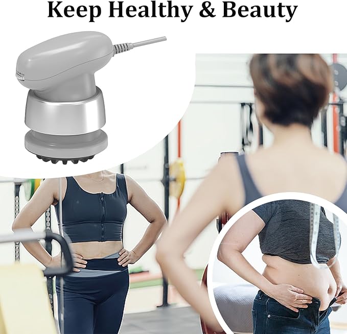 Body Sculpting Machine, Corded Anti Cellulite Massage Tool, Deep Tissue Lymphatic Drainage Handheld Full Body Massage Relaxing SPA Cellulite Fat Remover Oil Apply Belly Butt Limbs Tightening Shaping-StrideForce Fitness