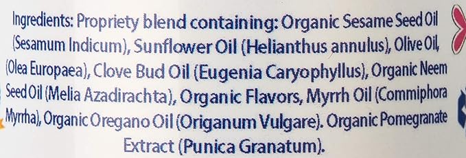 Ayurvedic Oil Pulling Mouthwash - Alcohol Free Mint Oral Rinse for Fresh Breath & Teeth Whitening | 8oz