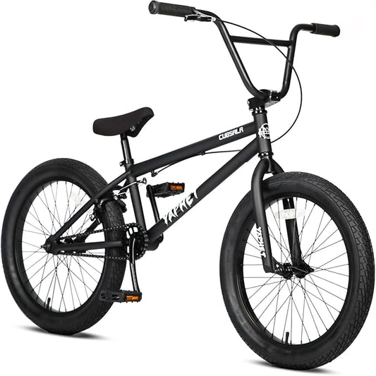 Freestyle BMX Bike, 20 Inch Yaphet Bicycle for Teen Beginner and Adult Riders, Bike with Hi-Ten Steel Frame, Multiple Colors-StrideForce Fitness