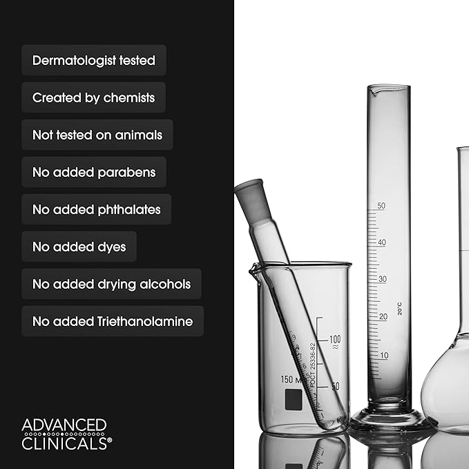 Advanced Clinicals Hyaluronic Acid Moisturizer Body Cream W/Vitamin E | Hydrating Cream & Body Lotion For Women & Men To Help Improve Look of Wrinkles, Dry Skin, Crepey Looking Skin, W/Travel Size-StrideForce Fitness