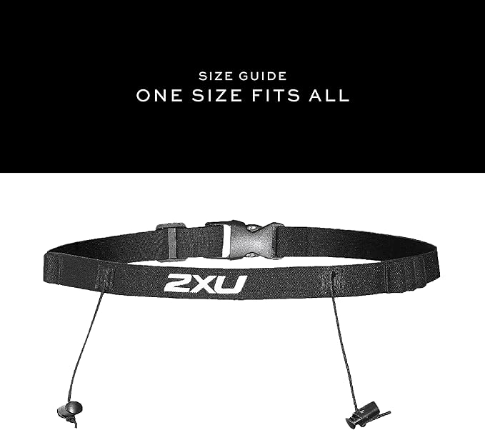 2XU Unisex Race Belt with Loops-StrideForce Fitness