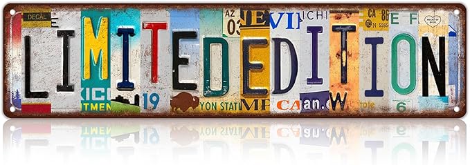 Vintage Limited Edition Wall Decor Street Signs Metal Tin Signs 16 x 4 Inches-StrideForce Fitness