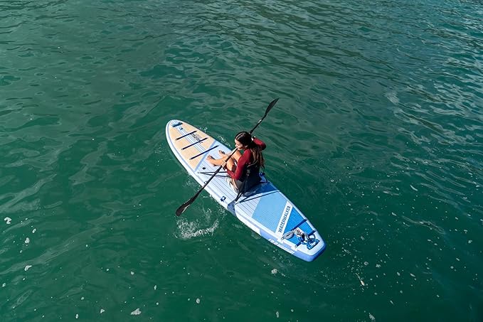 Thurso Surf Universal Inflatable Kayak Seat with Back Support - Sit-on-Top Adjustable Paddle Board Seat with Backrest Extra Sturdy Comfort for SUP, Canoe, Fishing and Boat-StrideForce Fitness