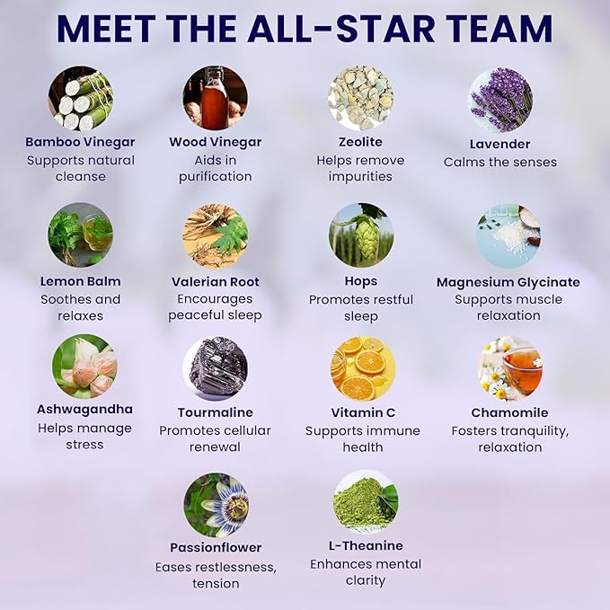 Sole Serenity Foot Pads - Zeolite Mineral, Ginger Root, Wormwood, Bamboo Vinegar, Foot Spa for Tired Feet (Good Night - 2 Pack)-StrideForce Fitness