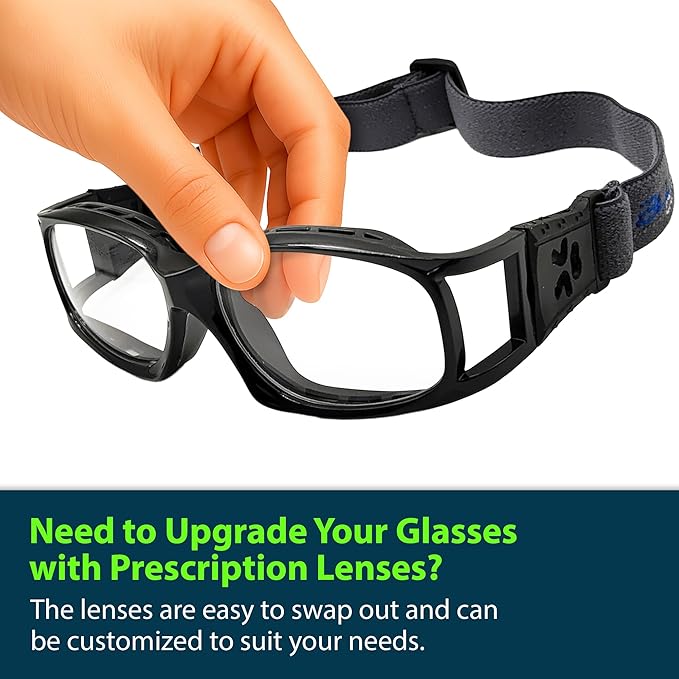 BLUE CUT Safety Outdoor Sports Goggles Unisex Anti Fog Ideal For Basketball Racquetball-StrideForce Fitness