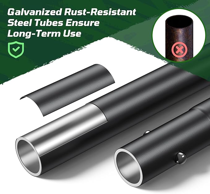 Haokelball Golf Hitting Cage,10x8x6ft Golf Practice Net with Target Cloth & Carry Bag, Heavy-Duty Golf Cage Net for Backyard, Indoor & Outdoor-StrideForce Fitness