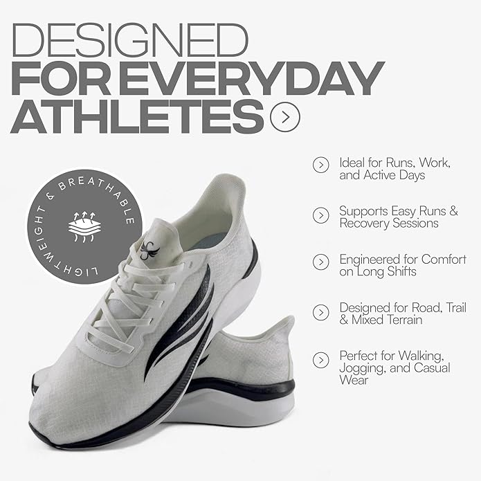 Swift Running Celer Men's Lightweight Running Shoes Comfortable Sneakers for Walking, Daily Runs, and All-Day Wear-StrideForce Fitness