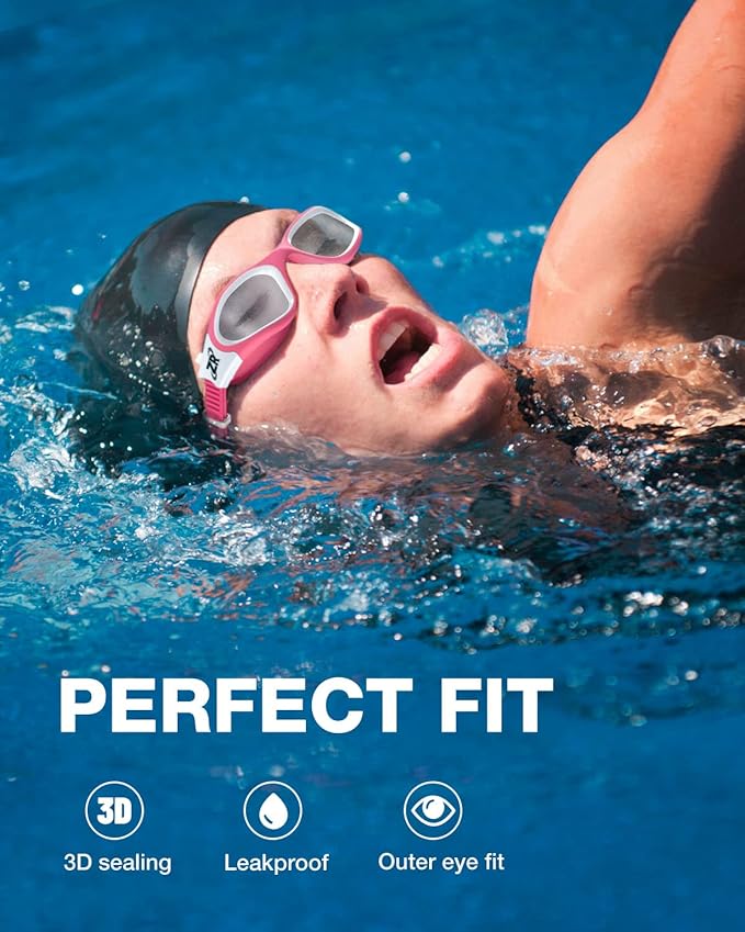 ZIONOR G1 Polarized Swimming Goggles for Unisex Adult Women Anti Fog 100% Anti UV Diving Goggles-StrideForce Fitness