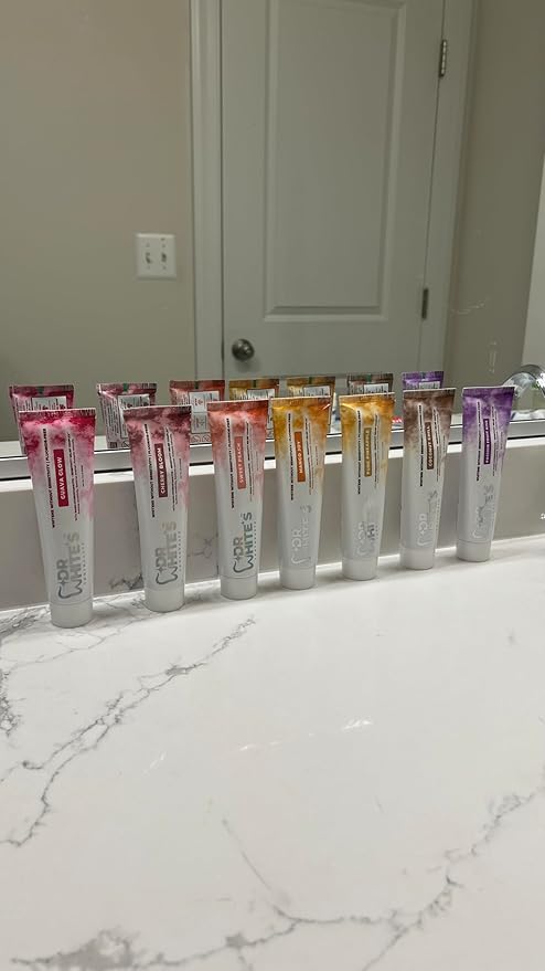 Dr. White’s Fluoride-Free nHA Toothpaste; Dentist-Formulated, Nano Hydroxyapatite + Xylitol, Sensitivity Relief Complex™, Mint-Free, Enamel Safe, Swallow-Safe (3.5 Oz, Mango Joy)