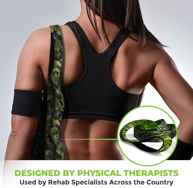 Gradient Fitness Stretching Strap for Physical Therapy, 12 Multi-Loop Stretch Strap 1.5" W x 8' L, Neoprene Handles, Physical Therapy Equipment, Yoga Straps for Stretching, Leg Stretcher.-StrideForce Fitness