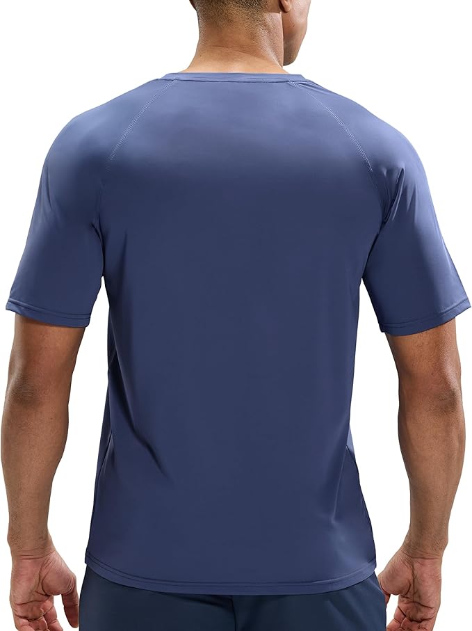 MIER Men's Dry Fit Workout T-Shirts Athletic Running Tee Short Sleeve Crew Neck Gym Tops, Polyester, Moisture Wicking-StrideForce Fitness