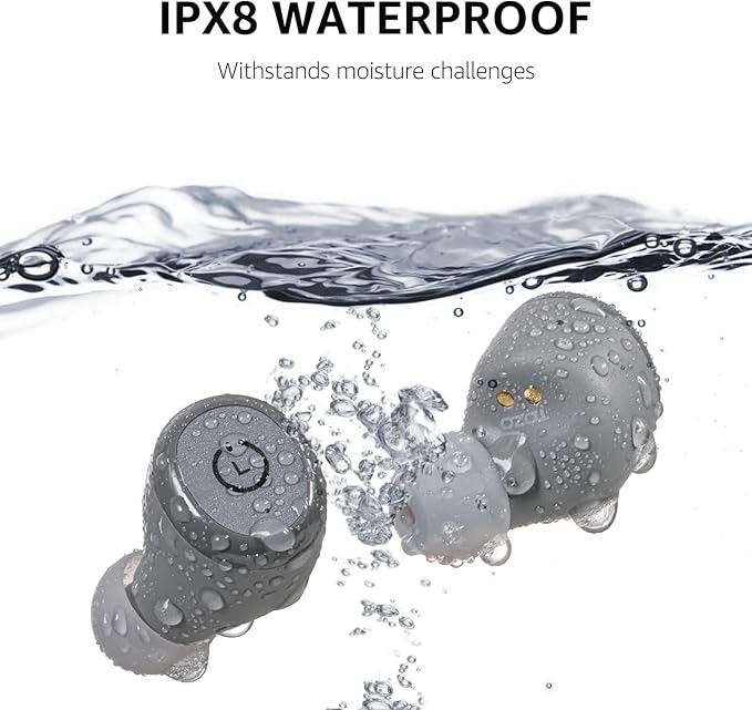 TOZO T10 Wireless Earbuds Bluetooth 5.3 Headphones, App Customize EQ, Ergonomic Design, 55H Playtime, Wireless Charging Case, IPX8 Waterproof Sound in-Ear Headset, 2025 New Version-StrideForce Fitness