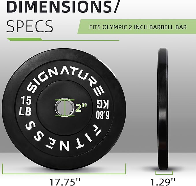 Olympic Bumper Plates Set, 2" Weight Plates for Strength Training & Weightlifting, Paris or Set or Set with Barbell, Multiple Options-StrideForce Fitness