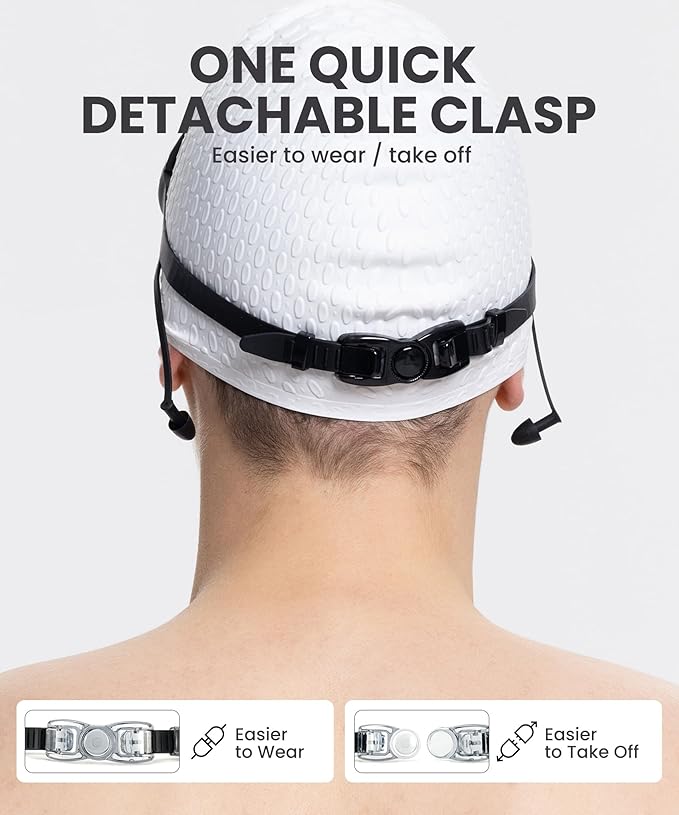 NSSIW Goggles Swimming Adult Swim-Goggles: Wide View with UV400 Protection Anti Fog No Leak for Men and Women 3 Pack-StrideForce Fitness