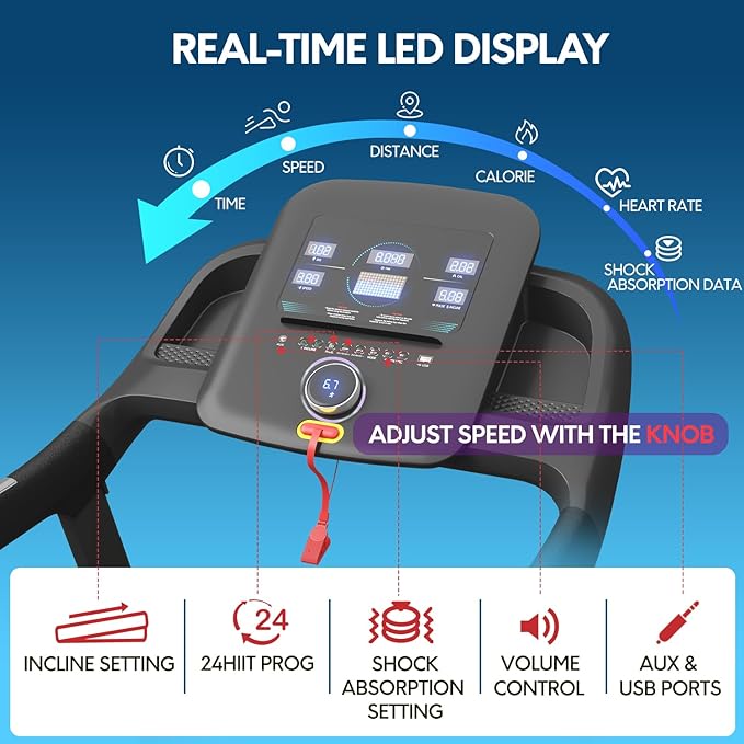 Treadmill with Incline, 3 in 1 Under Desk Treadmill Walking Pad with Removable Desk Workstation 3.5HP Foldable Compact Walking Treadmills for Home Small Office with Wristband Remote Control-StrideForce Fitness