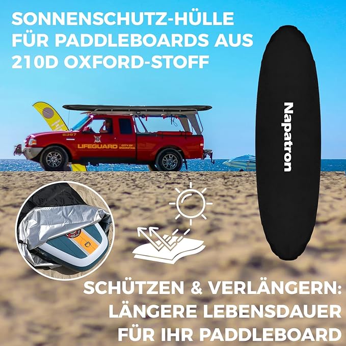 Napatron Family Inflatable Stand Up Paddle Board, Sup,Stable Wide Design,350LBS Capacity,Complete Paddle Board Package with Fast Action Pump,Leash,Ideal for Beginners/Youth & AllSkill Levels-StrideForce Fitness