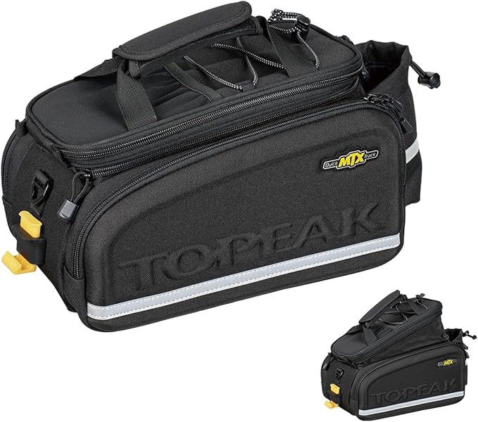 Topeak MTX TrunkBag - Rear Bicycle Bag - Spacious Storage and Easy Mounting-StrideForce Fitness