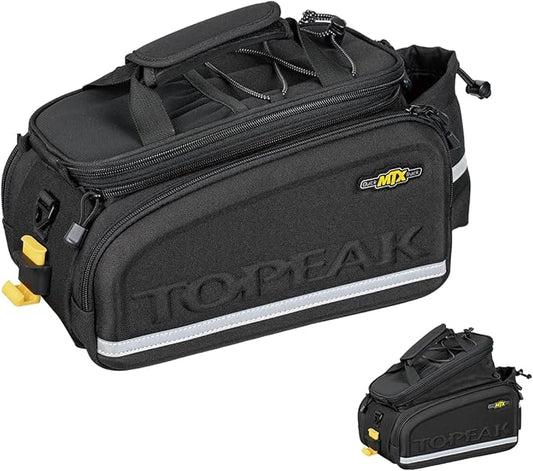 Topeak MTX TrunkBag - Rear Bicycle Bag - Spacious Storage and Easy Mounting-StrideForce Fitness