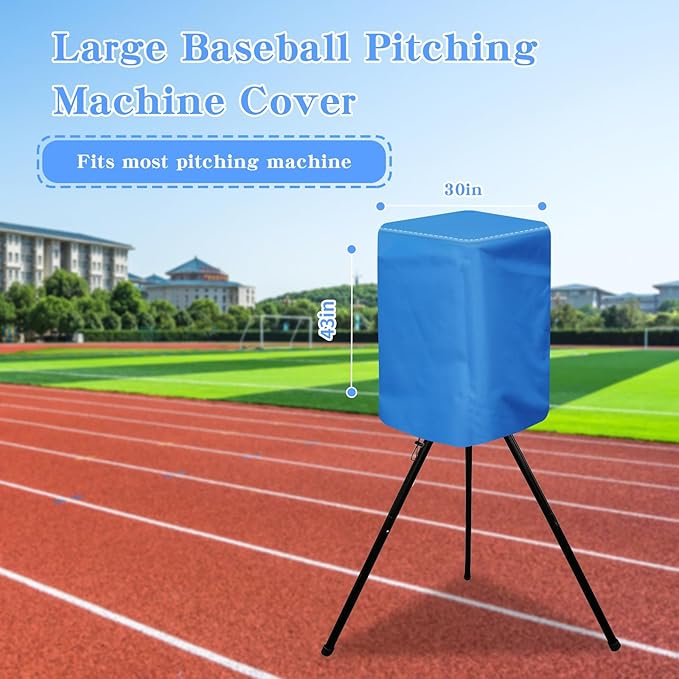 Pitching Machines Cover - Waterproof 600D Oxford Fabric, Dustproof, Resistant, Sunproof Hack Attack Pitching Machine Cover for Baseball/Softball All-Weather Protection-StrideForce Fitness