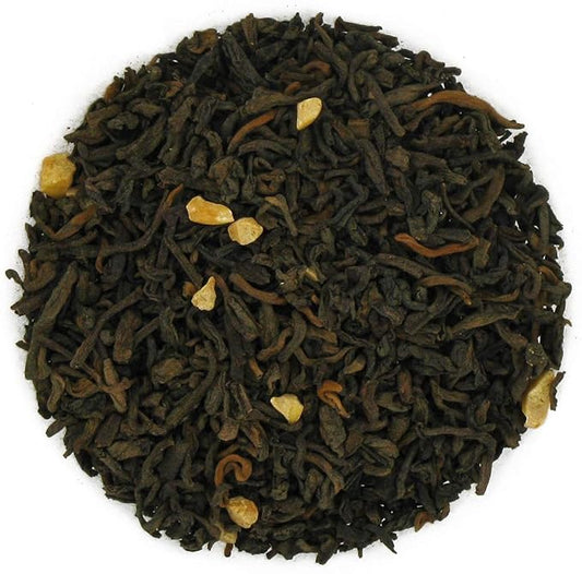 Scottish Caramel Toffee Pu-erh Tea Pouches - 4oz | Loose Leaf Black Tea Blend | Sweet Caramel and Toffee Aroma | Smooth Earthy Flavor | Brew Hot or Iced | Dessert-Inspired Tea Experience-StrideForce Fitness