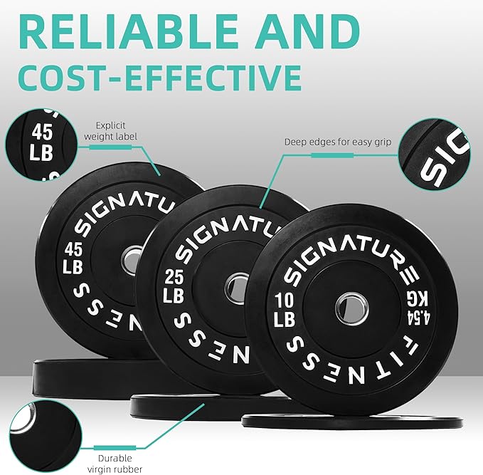 Olympic Bumper Plates Set, 2" Weight Plates for Strength Training & Weightlifting, Paris or Set or Set with Barbell, Multiple Options-StrideForce Fitness
