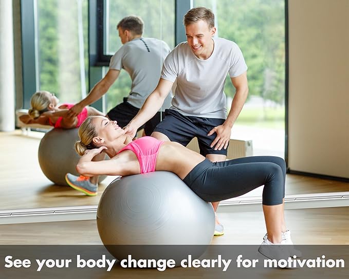 Hasipu Home Gym Mirror 83" L x 39" W - 2PCS Large Full Body Mirror for Yoga, Wall-Mounted Mirrors for Fitness, Garage, Dance Studio, 0.16in Tempered Glass Frameless-StrideForce Fitness