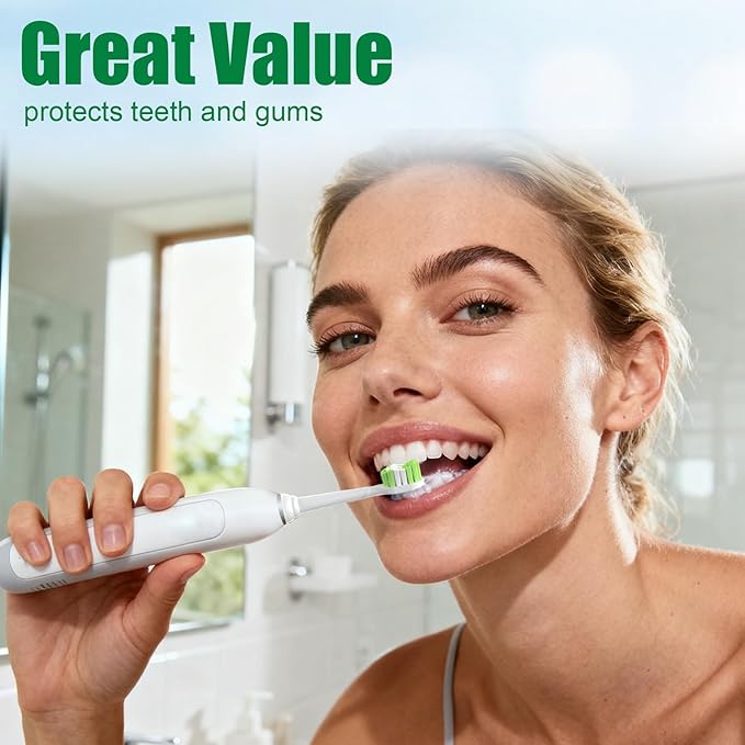 Toptheway Toothbrush Replacement Heads Compatible with Philips Sonicare ProtectiveClean DiamondClean C2 C1 G2 W 4100 5100 5300 Plaque Control, 10 Pack