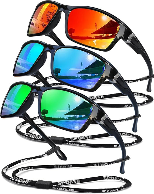 Polarized Sunglasses for Men Women Sports Goggles Lightweight Frame Cycling Running Fishing Driving UV400 Protection-StrideForce Fitness