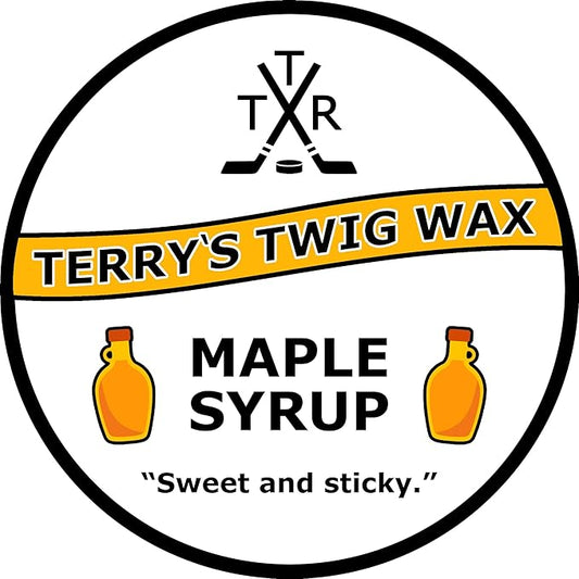 Terry's Twig Wax - Maple Syrup (Extra Grip Hockey Stick Wax) for Hockey Blade Tape, Increased Puck Control, Stick Tricks Michigan, Water Resistant-StrideForce Fitness